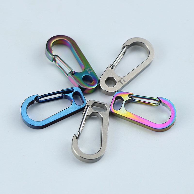 极速钛合a金迷你钥匙扣车金属钥匙链时尚随身挂扣钥匙环腰挂男士