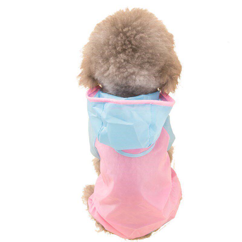 极速宠物衣服小狗狗泰迪r比熊防水夏季薄款小型犬幼犬雨衣四脚全