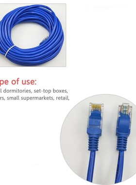 极速5/10/15/20/25/30/50 CAT5 100M RJ45 EtheNrnet Cables Conn