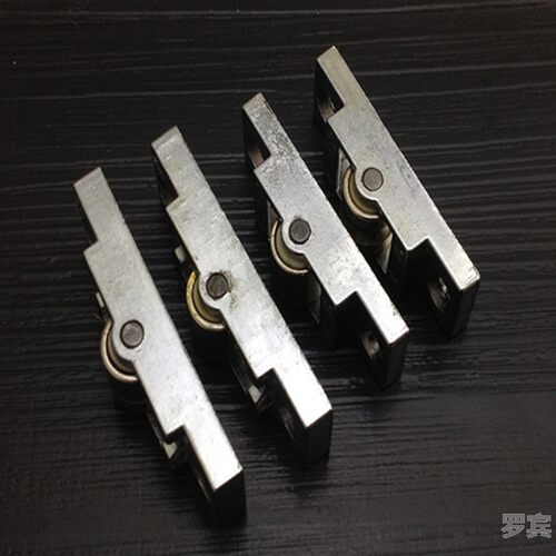 新品商用点菜柜玻j璃门滑轮 展示柜轮子A-203保鲜柜推拉缩门小滚