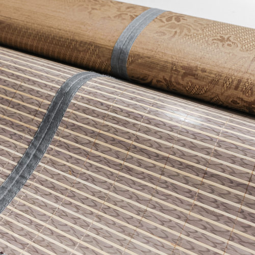 新品夏季竹席凉席可折叠双面藤凉席草席子H1.5M竹凉席子家用席厂