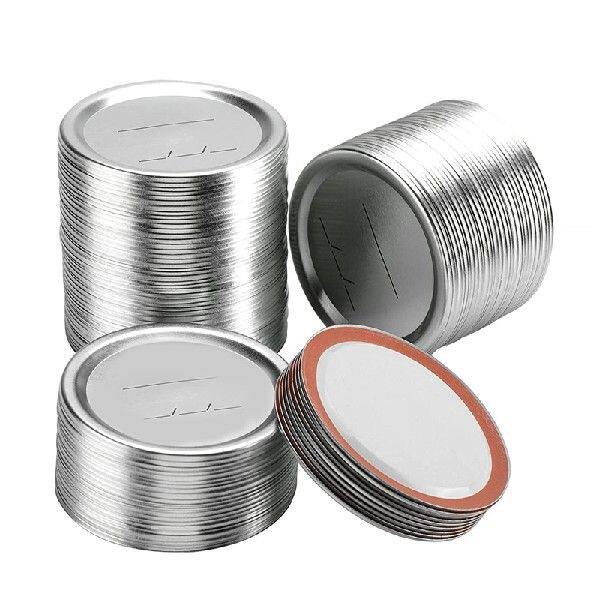 极速98 Count 70Mm Regular Mouyth Canning Lids For Ball And K