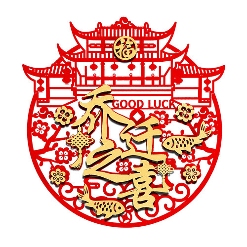 新品乔迁之喜门贴入宅用品新居乔迁布置入伙进P宅大吉大门装饰新