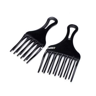 极速1Pcs Hairi Comb Insert Afro Hair Pick Fork Comb 2 Siz