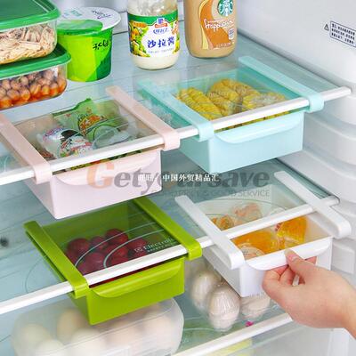 极速Hot Sale DIY Kitchen FridgAe Space Saver Organizer Slide