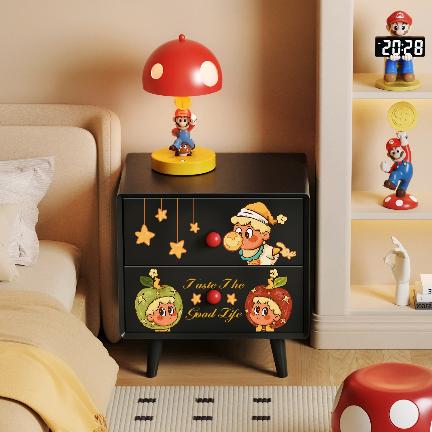 【天猫热销T0P1】星星仔床头柜