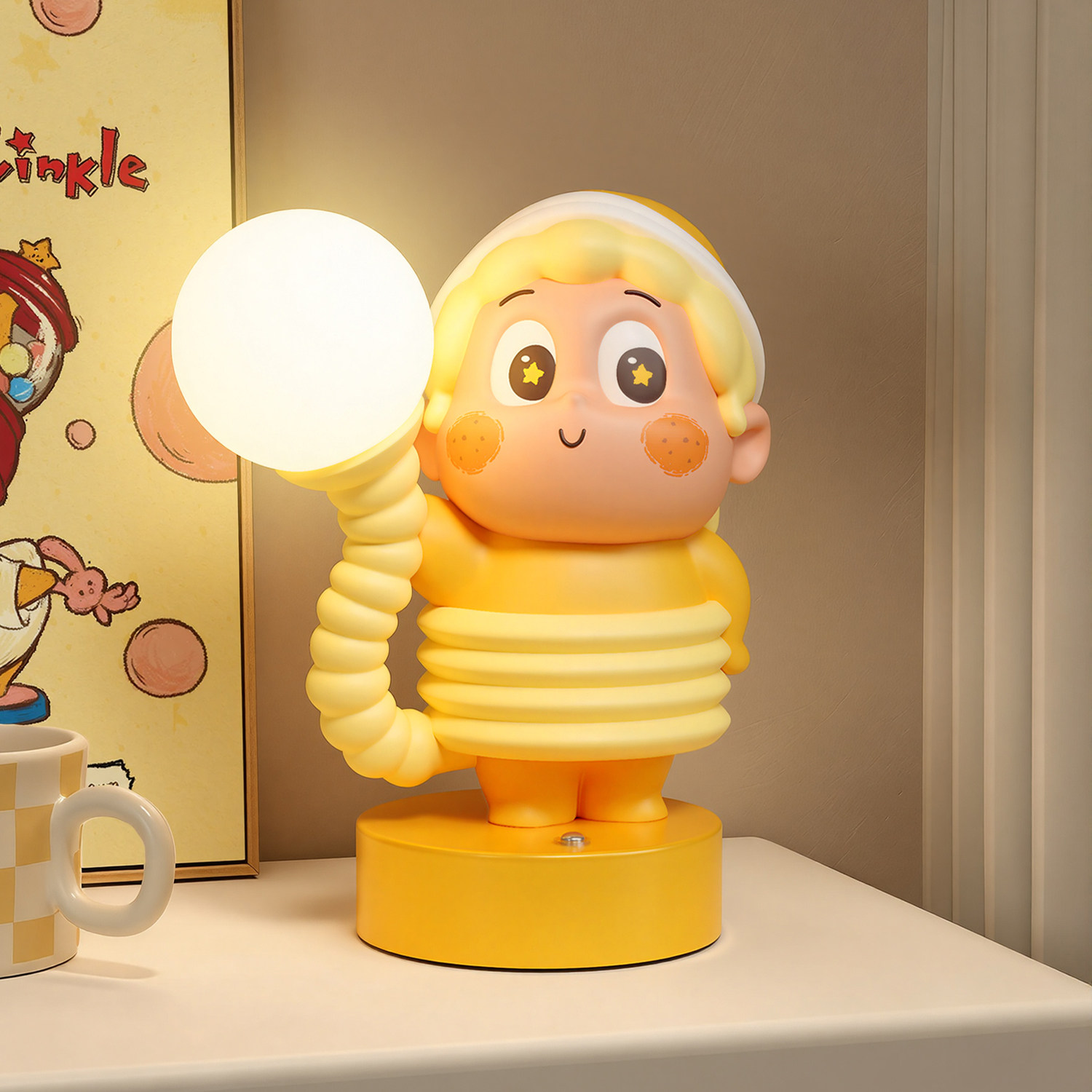 星星仔台灯卧室床头灯小夜灯桌面氛围灯装饰摆件小众生日礼物女生