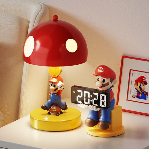 【超级玛丽周边】卡通马里奥台灯