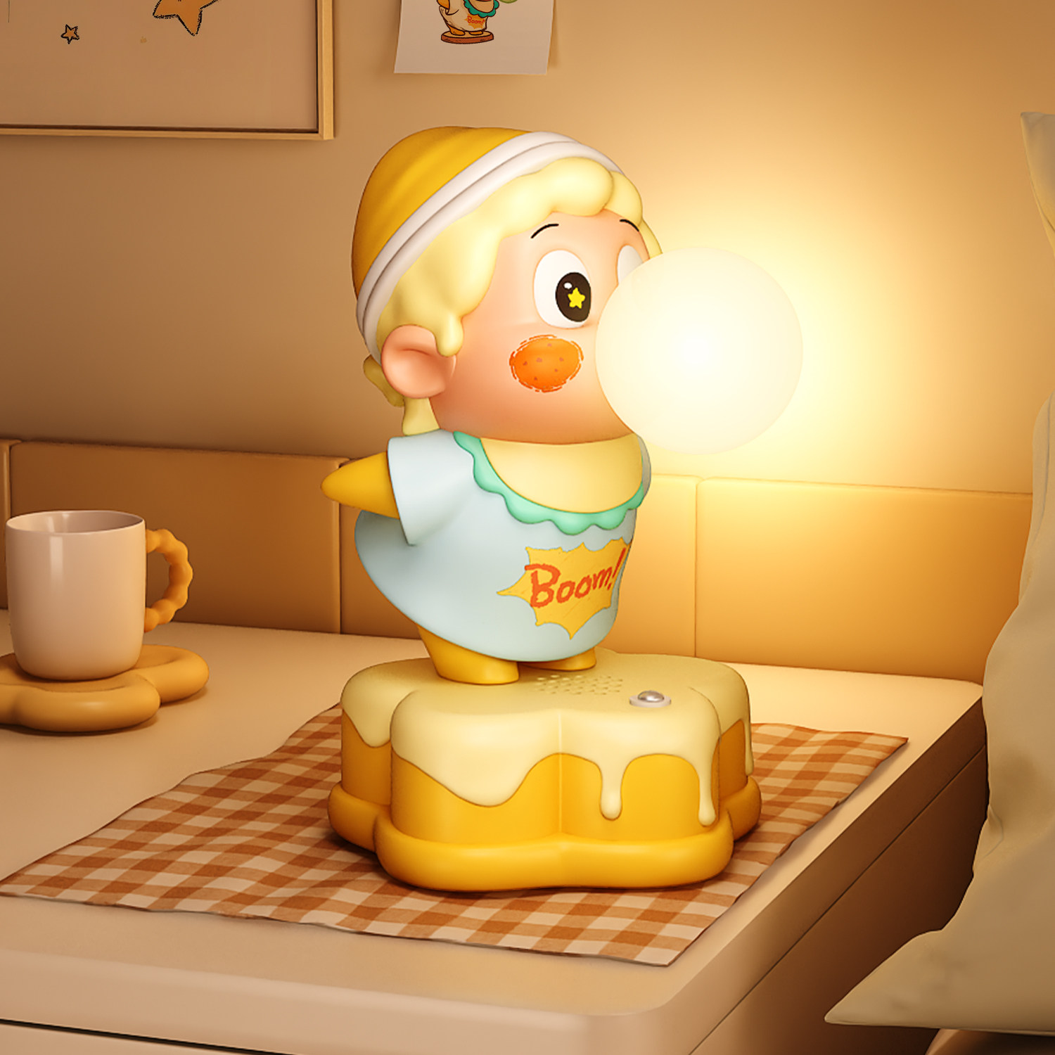 创意台灯摆件蓝牙音响手办床头氛围灯小夜灯生日礼物朋友闺蜜女生