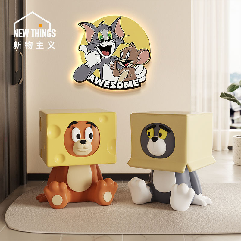 猫和老鼠儿童小凳子2026新款家用矮凳客厅沙发凳小坐凳门口穿鞋凳,住宅家具,矮凳,淘宝优惠券,粉丝福利购,淘宝优惠卷