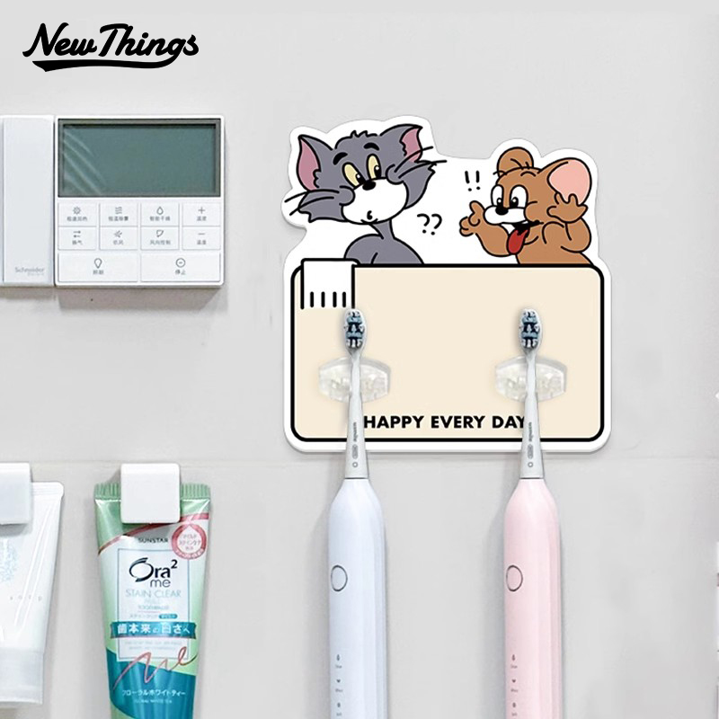 创意儿童卡通浴室电动牙刷架挂架