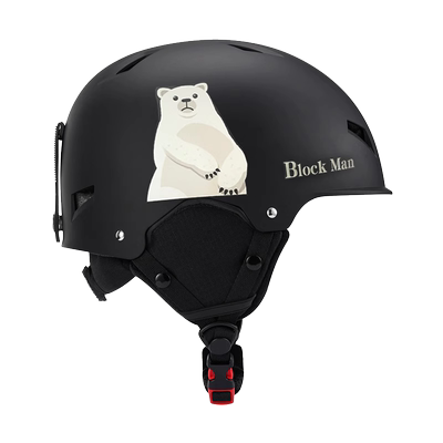 BLOCKMAN滑雪头盔雪镜护目镜一体