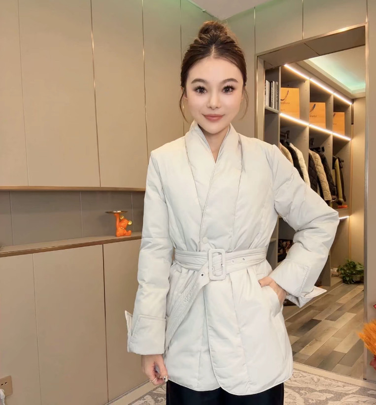 松弛感穿搭挽袖棉服女2025冬季新款韩版立领设计收腰西装棉袄外套