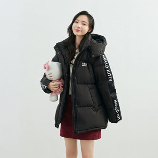 鸭鸭羽绒服女短款冬季新品小个子面包服鸭绒保暖加厚外套轻薄女款