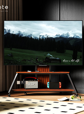 【政府补贴】CABTE大屏可移动电视柜家用中古电视支架落地推车架