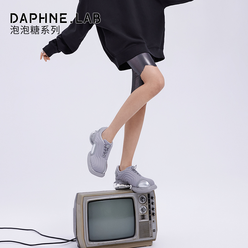 DaphneLab泡泡糖机能风小皮鞋