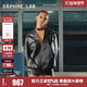 DAPHNE LAB微醺系列V领拼接外套女复古时尚 夹克女