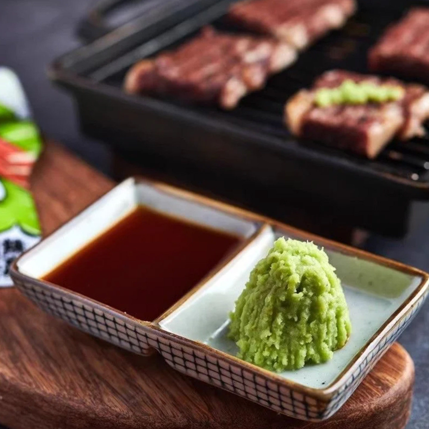 山葵芥末酱日式正宗青膏纯寿司料理专用刺身酱油新鲜小包装商用