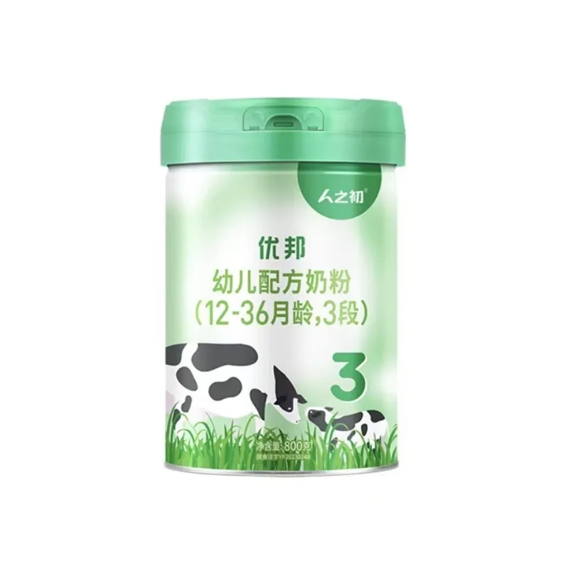 人之初优邦幼儿配方奶粉3段800g（新国标）12-36月龄牛奶有机