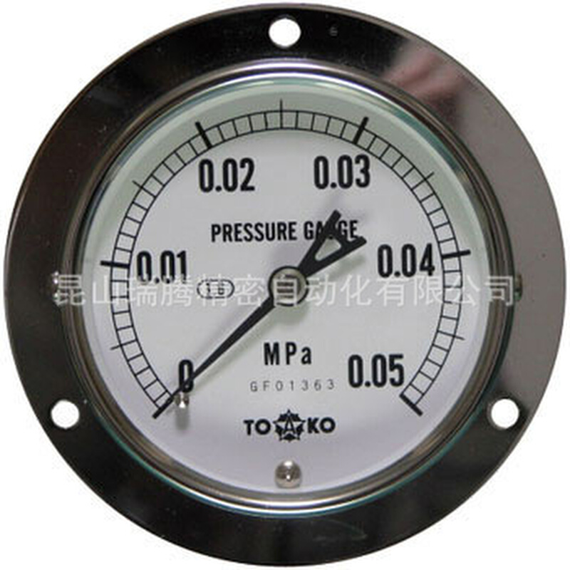 DU-G3/8-75X0.05MPa嵌入型TOKO东洋计器兴业压力表