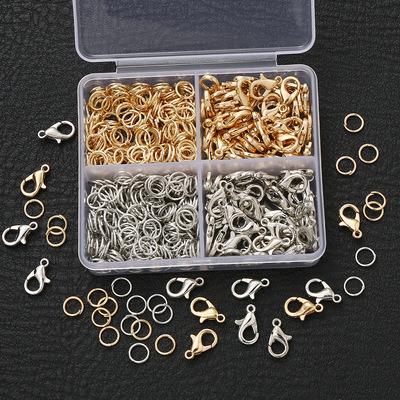 500 Pieces set Golden Clasps 500 Pieces set Golden Silivery