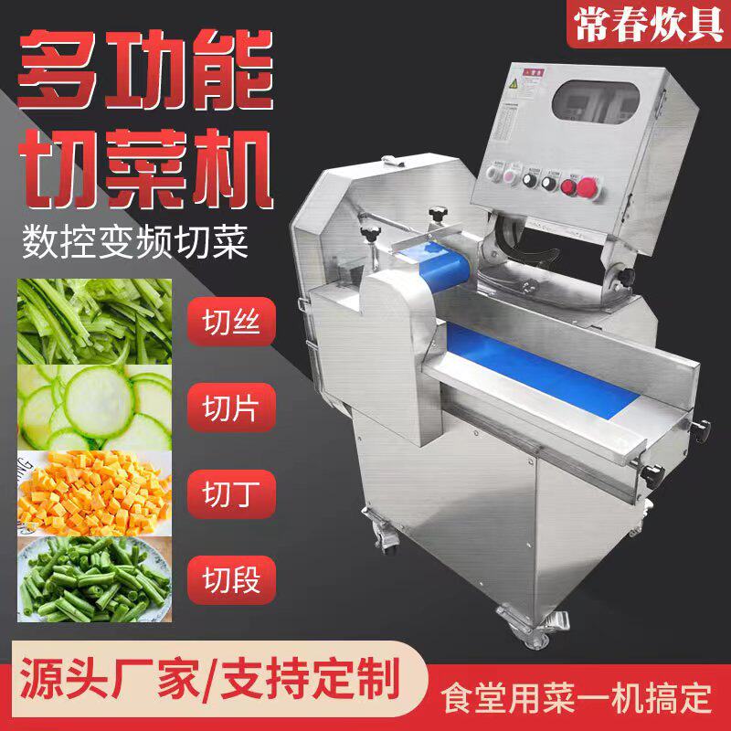 厂家现货商用全自动切菜机双变频电动切菜机果蔬切丝切片用切段机