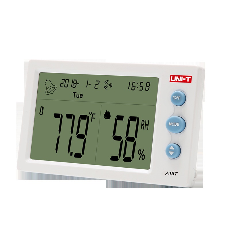 优利德A13T温湿度计实验室办公室温湿度表 温度/湿度计