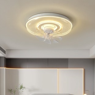 2024年新款 家用书房间灯具 卧室吸顶灯简约现代风扇灯主卧温馨时尚