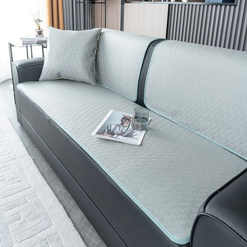 冰藤沙发垫夏季夏天款凉席坐垫水洗冰丝防滑沙发套罩座垫冰垫定制