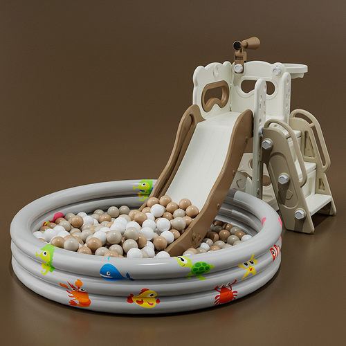 滑梯儿童室内家用大号摺叠社区滑道婴儿小户型球池滑滑梯3到10岁