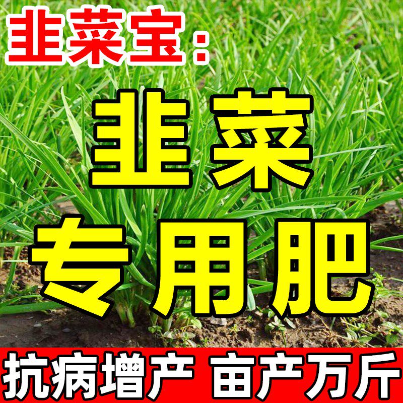韭菜专用肥料增根壮苗增产粗又壮黑亮叶面肥草木灰土干尖黄叶病药