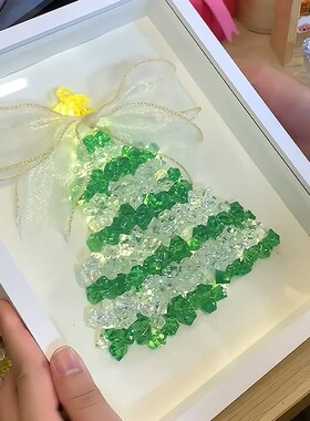 相框小夜灯圣诞h树圣诞节礼物手工diy制作材料包创意摆件送女友