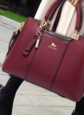 妈妈款包包结婚包真皮高级感中年女士婆婆斜挎包红色婚礼手提女包