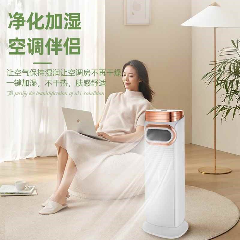 智能5D冷暖两用移动空调扇冷风机多功能家用客厅立式暖风机取暖器