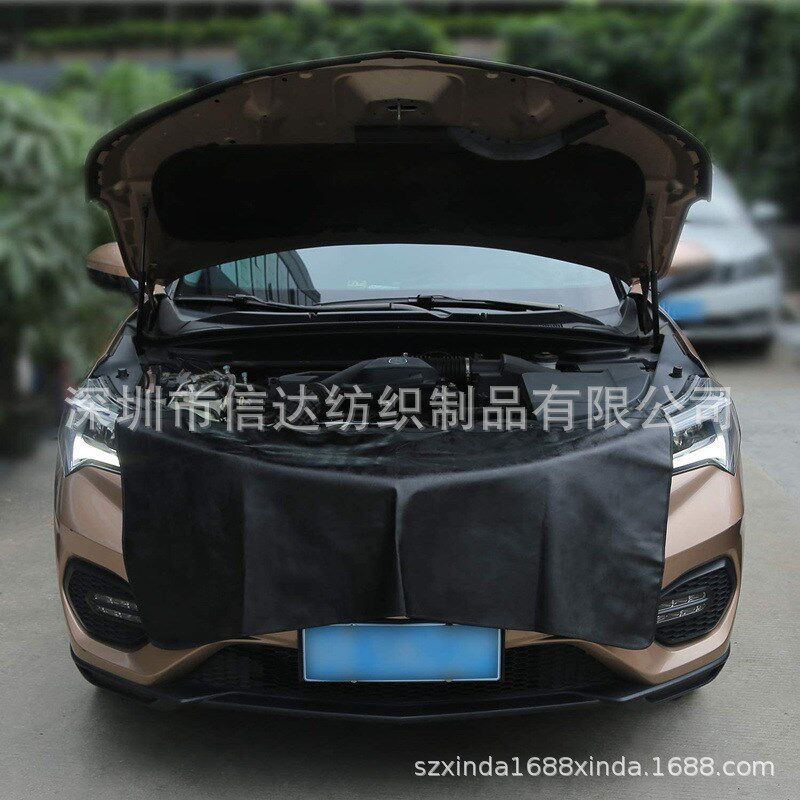 厂家定制汽车修理磁性皮革挡泥x板套 维修翼子板护垫 叶子板防护