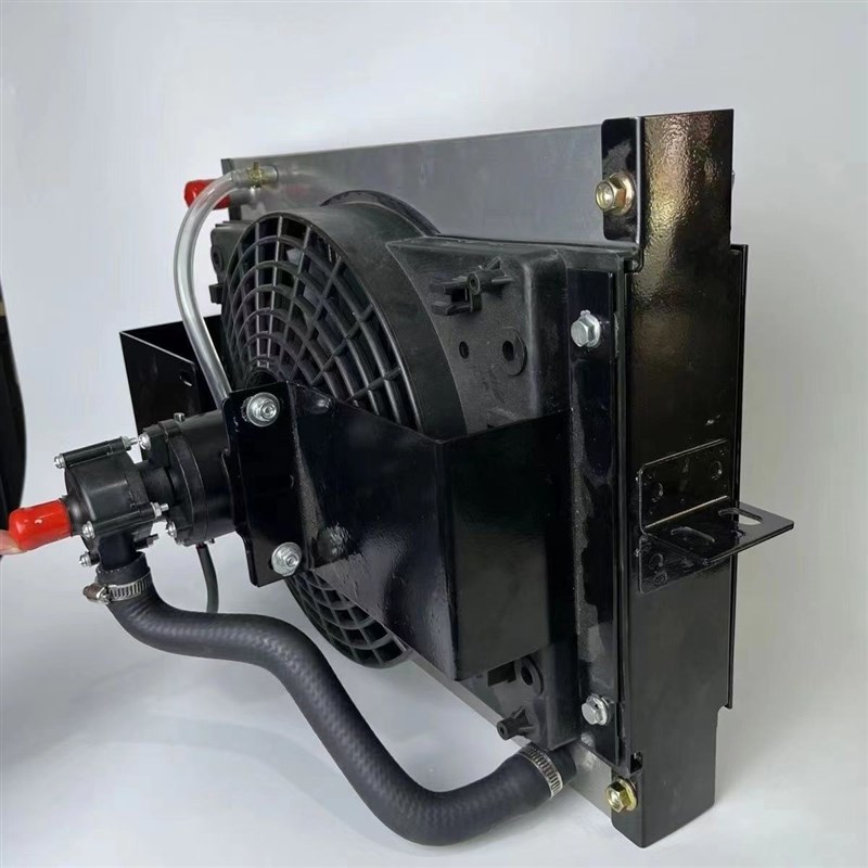 加大电水泵一体散热水循环改装水箱原厂散热器12V24V农用三轮五轮