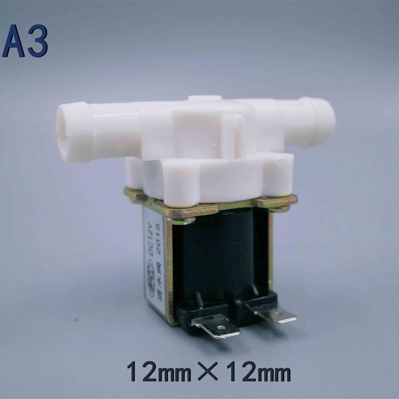 常闭电磁进水阀12v24v220v塑料M12I直通饮水机配件控制开关放水阀