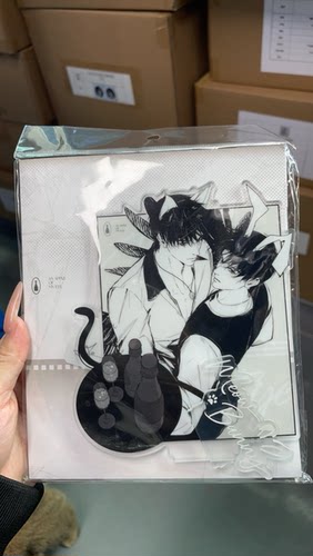 一颗苹果 联名兽耳系列 徽章吧唧色纸亚克力立牌耽美小说周边帅