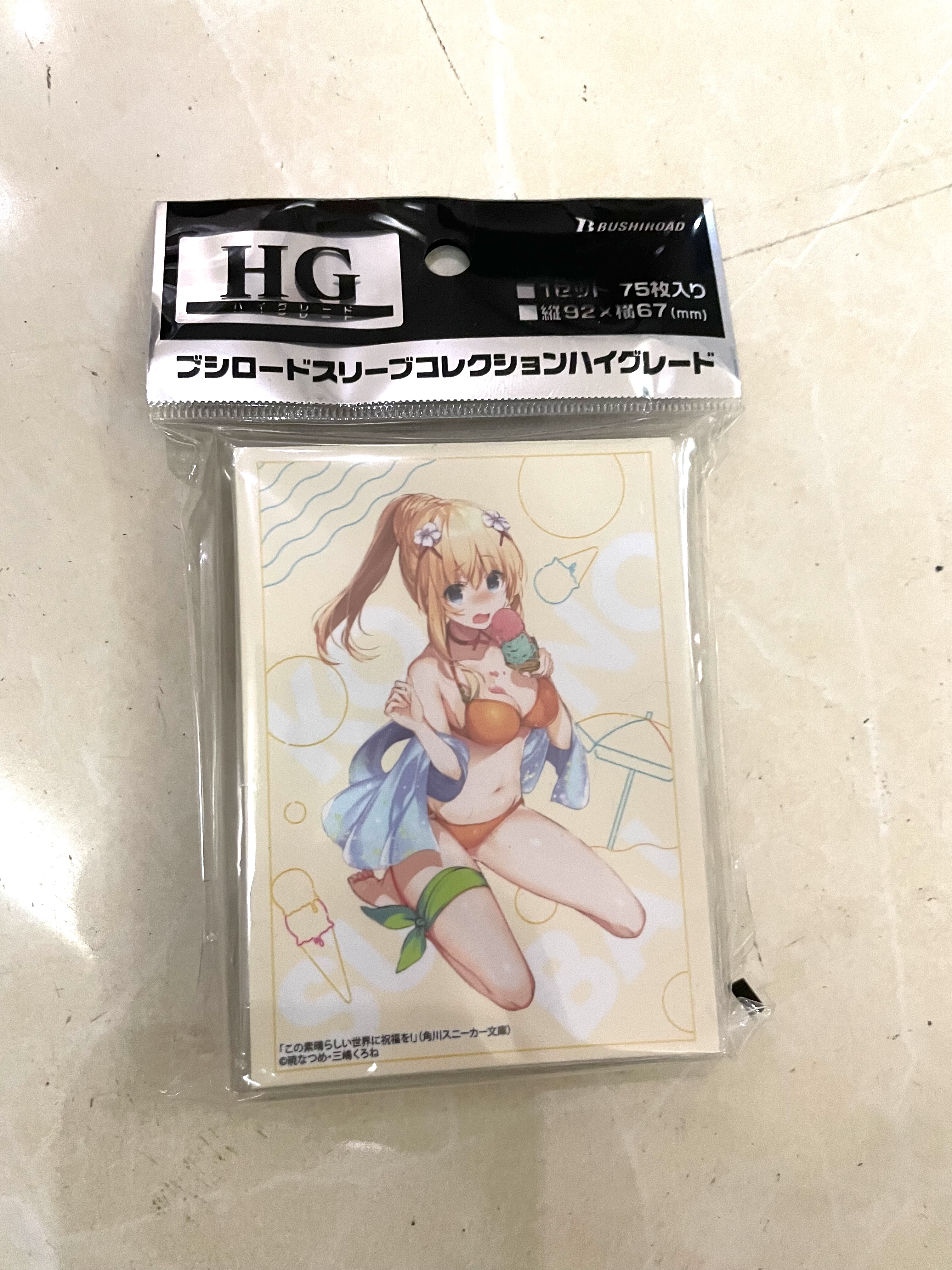 武士道收藏卡套 为美好的世界献上祝福！ -达克妮斯 泳装ws牌套