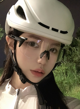 骑行眼镜女日夜两用近视可配有度数防风眼镜护目镜自行车户外运动