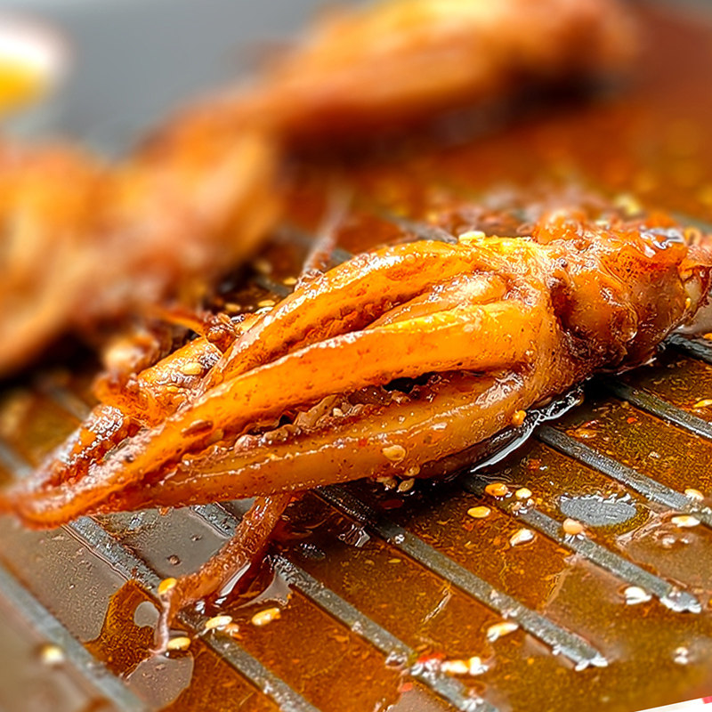 铁板鱿鱼须香辣烧烤开袋即食鱿鱼头麻辣现烤零食小吃海鲜烟台特产