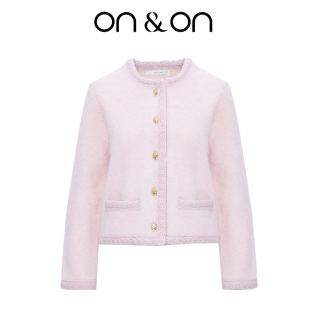 时尚 ON＆ON 法式 闲鱼 轻奢小香风单排扣显白短外套 安乃安