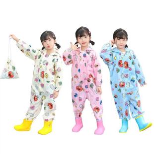 雨衣儿童宝宝雨披连体幼儿园男女轻薄小学生速干防水卡通书包