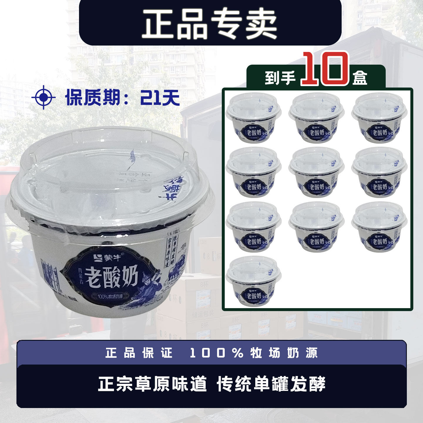 蒙牛老酸奶原味140g网红酸奶