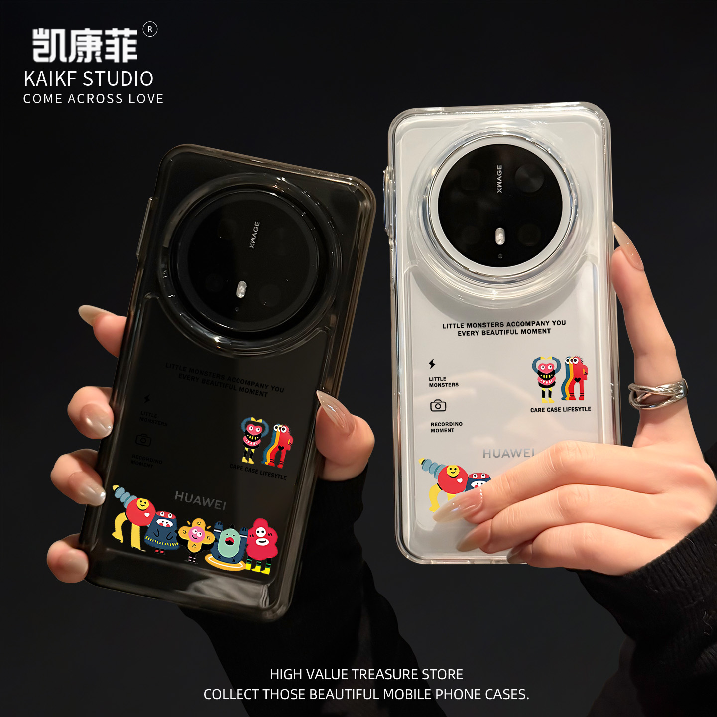 适用华为mate70pro+手机壳相机小怪兽mt70小众超火外壳meta60全包防摔50独特好看40高级感保护套epro网红爆款