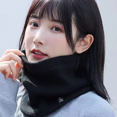 秋冬睡觉专用护颈脖套男女颈椎假领加厚保暖毛线针织围巾围脖套头