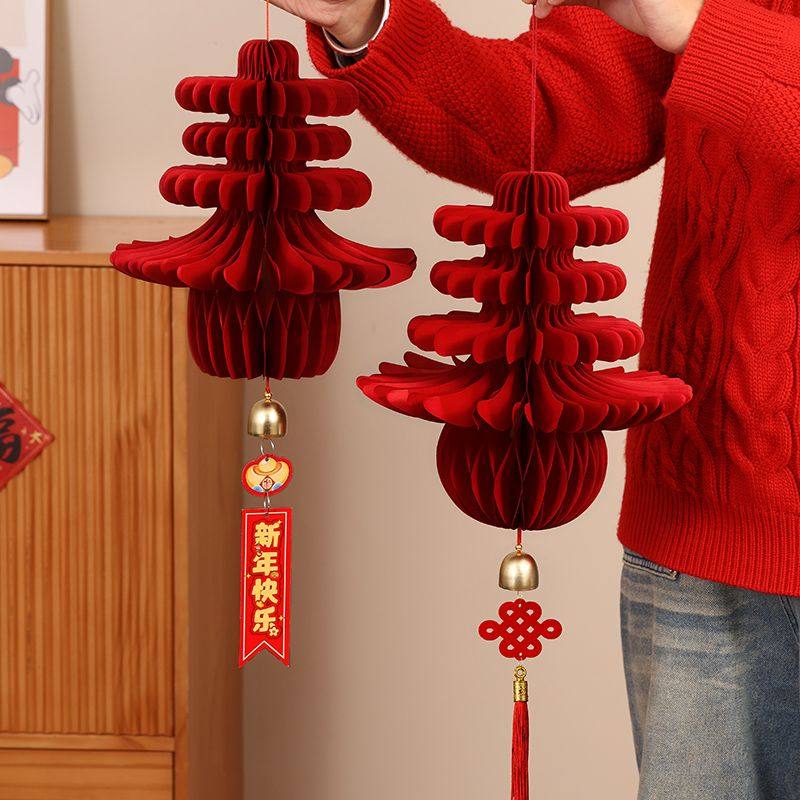 2026新年立体春字灯笼马年蜂窝球装饰品挂件房门壁挂春节过年布置,节庆用品/礼品,婚房装扮用品,淘宝优惠券,粉丝福利购,淘宝优惠卷