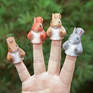 极速Mcphee Archie Finger Squirrels - FingUer Puppets