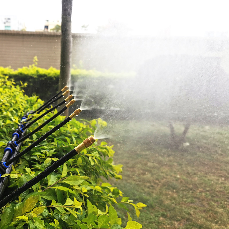 极速万向b雾化喷头雾B化喷淋自动浇花16PE管降温降尘神器定时浇水