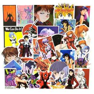 pack EVANGELION Japanese 极速10a Lable 50pcs anime Sticke